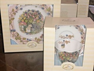Royal Doulton Brambly Hedge Autumn Plate Tea Cup Mug Saucer Bone China England