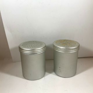 Vintage Wear - Ever Aluminum Camping Salt And Pepper Shakers