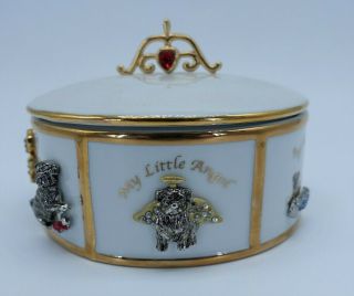 I Love My Dog Porcelain Music Box Plays Stand By Me Pug By The Bradford Exchange