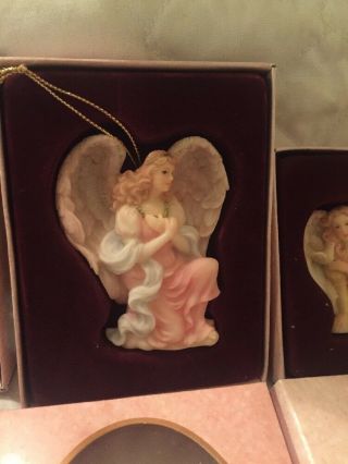 3 Seraphim Classics Angel Ornaments Lydia Evangeline Felicia Roman Inc Boxes 3