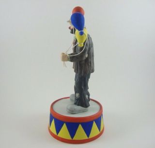 Flambro Emmett Kelly Jr Clown My Favorite Things Music Porcelain Figurine Statue 3