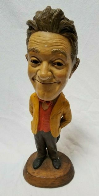 Vintage 1971 Esco 16 " Stan Laurel Chalkware Laurel & Hardy Statue Figurine