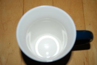 Teavana Tea Mug Cup 12 Oz Navy Fine Porcelain China White Inside 3