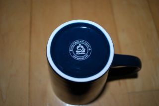 Teavana Tea Mug Cup 12 Oz Navy Fine Porcelain China White Inside 4
