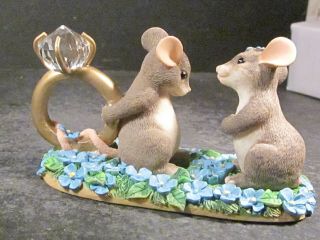 Charming Tails I Have A Question For You 89/603 Mouse W/ Orig Box