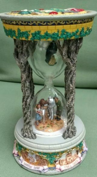 The Wizard Of Oz 1999 Hourglass Snow Globe San Francisco Music Box Co (
