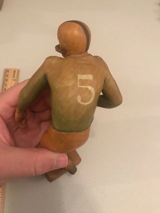 ANRI Italy Hand Carved Football Player 