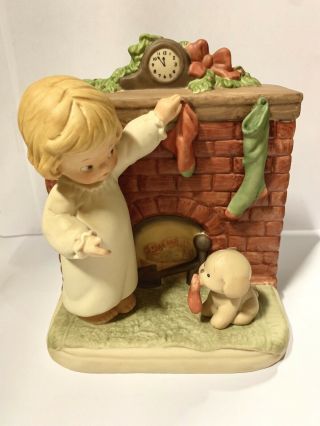 Enesco Memories Of Yesterday " For Fido And Me " Music Box Figurine 522457