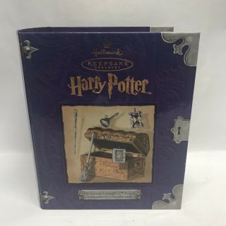 2001 Hallmark Keepsake Pewter Ornament Set Harry Potter Hermione Granger 