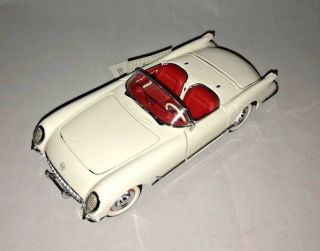 Vintage White 1953 Corvette Franklin Precision Models 1:24 Scale Model Car