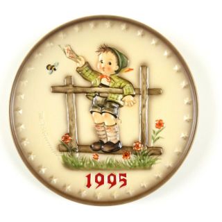 Goebel 1995 Hummel Final Edition Annual Plate Come Back Soon Collectible And Box