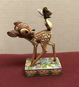 Bambi Figurine Jim Shore Walt Disney Showcase.  “wonder Of Spring”