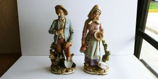 Homco 8816 Vintage Man And Woman Figurines