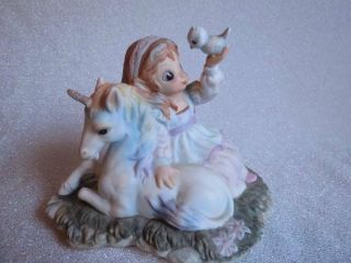 Jody Bergsma Unicorn Figurine " I Wish You Peace "