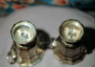 Vintage Silverplated Sheffield Silver Co Candle Votive/Holders 4