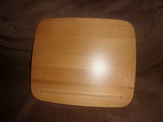 Longaberger Card Keeper Basket Woodcrafts Lid - Classic Stain