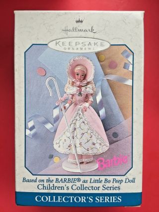 Hallmark 1998 Barbie As Little Bo Peep Ornament