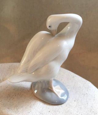 Vintge Lladro Turned Head Swan Dove Bird Figurine Spain Daisa Goose Geese Statue