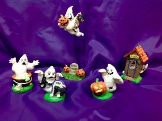 Midwest Canon Falls Hallowen Figurines Set Of 5 (ghost And Goblins)