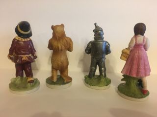 Wizard of Oz Vintage set of 4 figurines (1974) by Seymour Mann 2