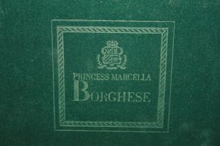 Vintage Princess Marcella Borghese Wood Trinket Music Box 3