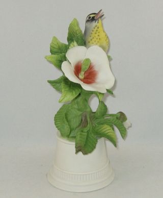 1957 Boehm Porcelain Bird Sculpture " Yellow - Throated Warbler " 431