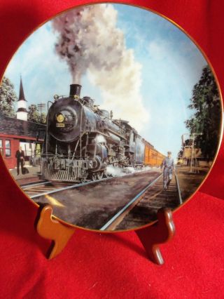 Train Collector Plate " The Panama Limited " By Jim Deneen.  ©1991 On Back