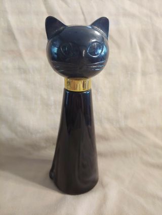 Vintage Avon Cologne Bottle Black Cat Tabatha Collectible Bottle
