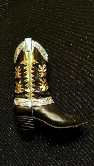 Vintage Miniature Cowboy Boot