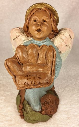 Angel In The Outfield - R 1999 Tom Clark Gnome Cairn Item 5391 Ed 20 Story