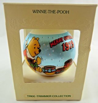 1979 Hallmark Winnie The Pooh Satin Christmas Ornament Tigger Kanga Roo Rabbit