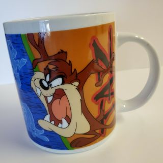 Warner Brothers Looney Tunes 1998 Taz Tasmanian Devil Coffee Tea Mug Cup Salton