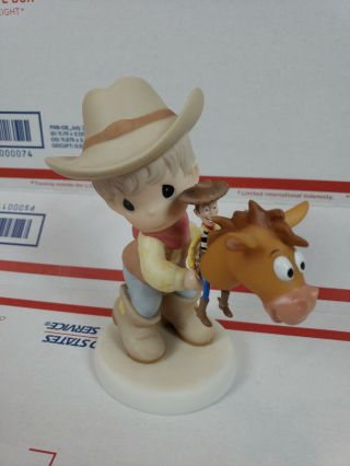Precious Moments " Rounding Up A Gang Full Of Fun " 920003 Toy Story Woody Disney