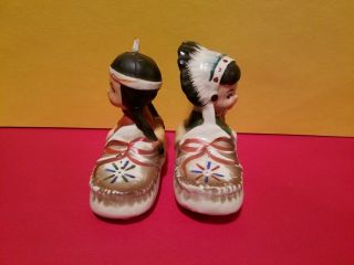 native american children in moccasins salt and pepper shakers boy and girl japan 4