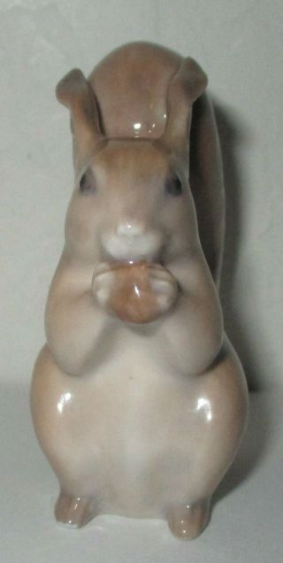 Royal Copenhagen Squirrel With Nut Figurine 982 Denmark