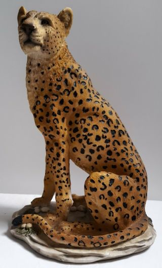 Nature Cheetah Statue Jungle Wild Animal Figurine