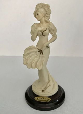 Giuseppe Armani Chantal 0361f Members Gift Lady With Fan Figurine