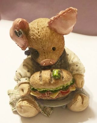 Vintage 1994 This Little Piggy “this Little Piggy Ate Roast Beef” Figurine