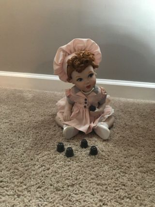 I Love Lucy Porcelain Doll.  “the Chocolate Factory” No.  A2966.