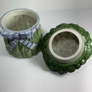 Fitz And Floyd Classic BROCCOLI Canister Kitchen Decor Food Storage 7