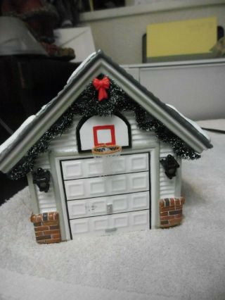 Dept 56 " Garage With Basketball Hoop " No Box Prototype