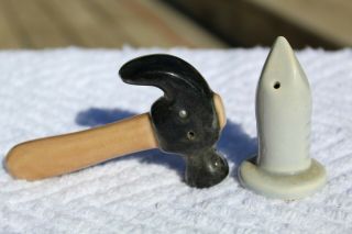 Vintage Go - With Hammer And Nail Salt And Pepper Shakers - Trevewood