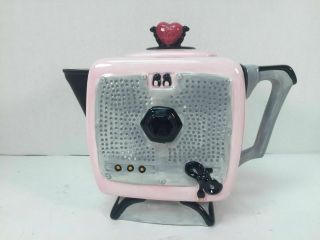 I Love Lucy Ceramic Teapot 1996 By Vandor Preston Willingham 3D Lucille Ball NIB 3