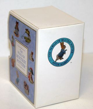 World of Beatrix Potter MR.  JEREMY FISHER FIGURINE 199486 FW & Co 1996 W/ BOX 8