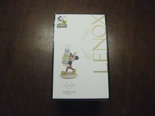 Lenox Disney Mickey Mouse Bakes A Cake Figurine 90th Birthday 879257
