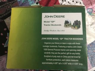 John Deere Model “GP” Tractor Book Ends 2