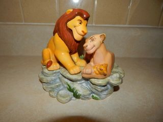 Schmid Music Box Walt Disney The Lion King - Plays Circle Of Life - 1994
