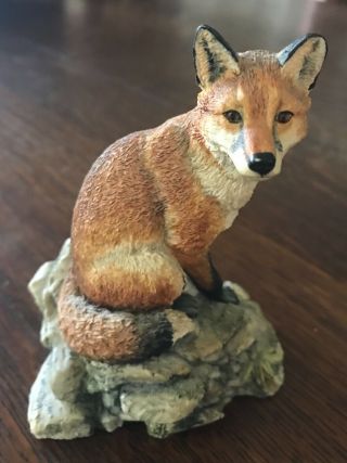 Border Fine Arts - Sitting Fox Figurine - David Walton