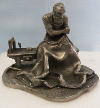 Vintage Franklin The People Of Canada Pewter Figurine The Sailmaker