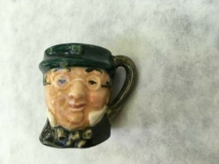 Royal Doulton Toby Jugs - 4 Tiny Jugs - ' Arry,  ' Arriet,  Paddy,  and Mr.  Pickwick 6